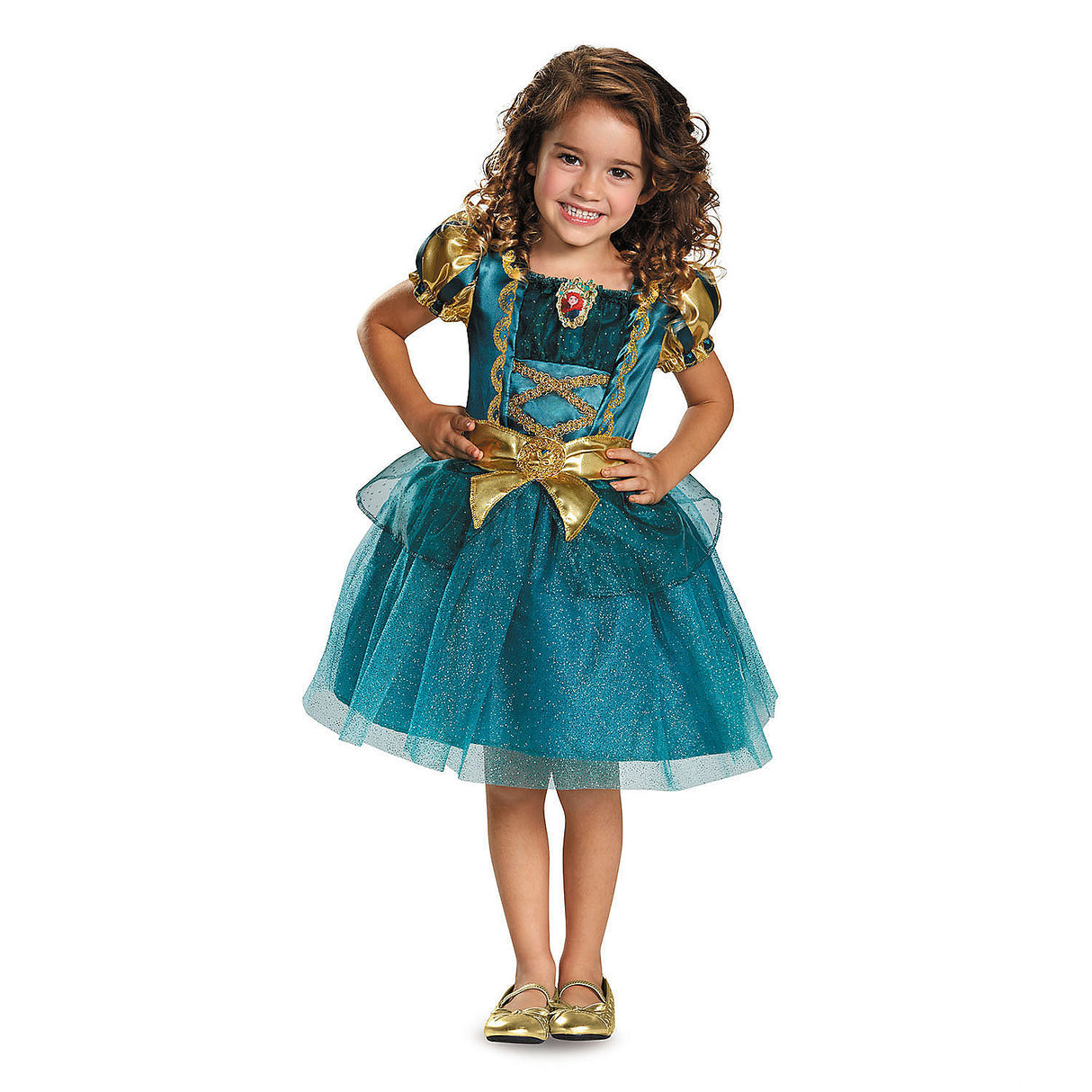 Toddler Brave Merida Dress Costume for Princess Dress Up and Birthday Party Celebrations