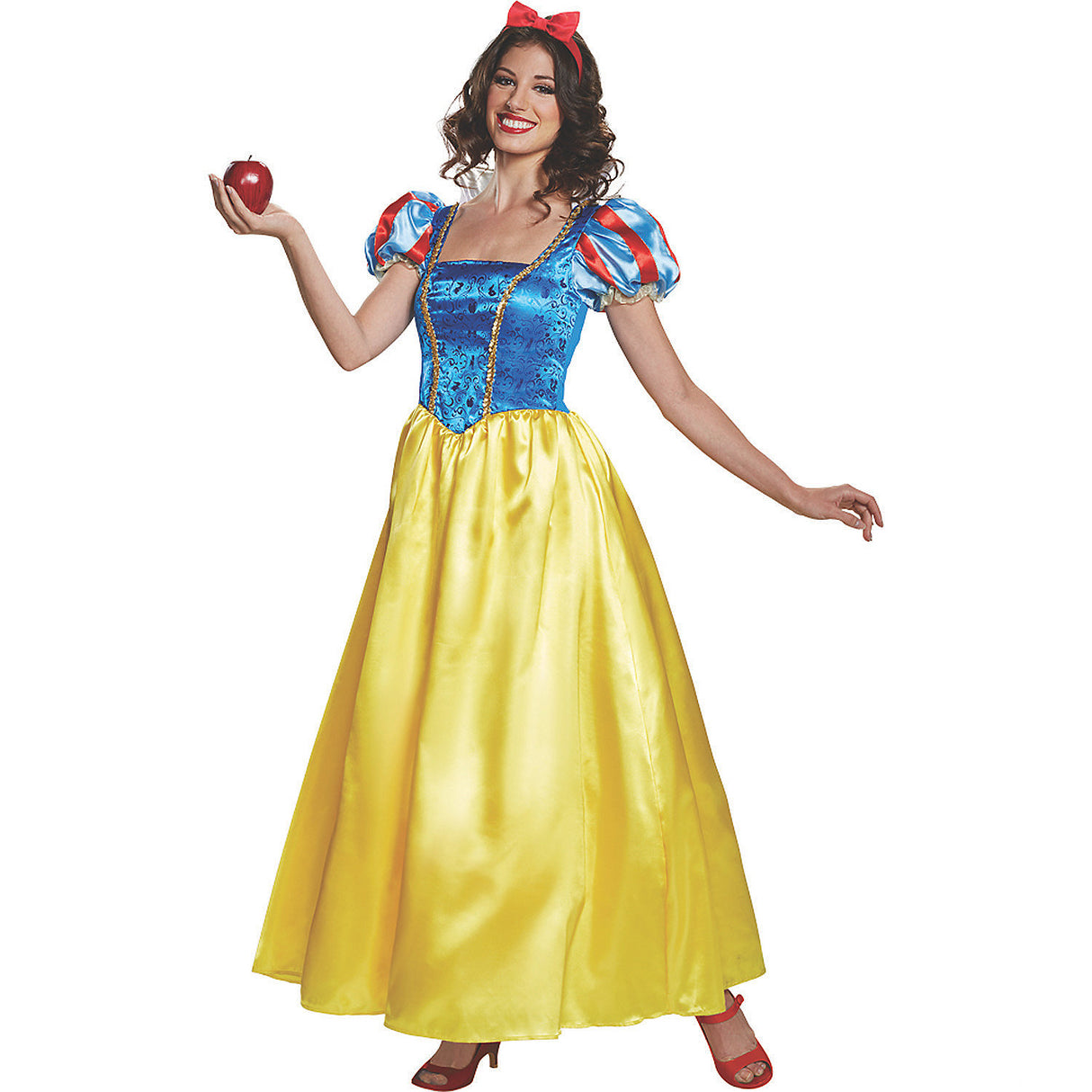 Disney Snow White Deluxe Adult Costume for Halloween Parties Themed Events and Dress Up