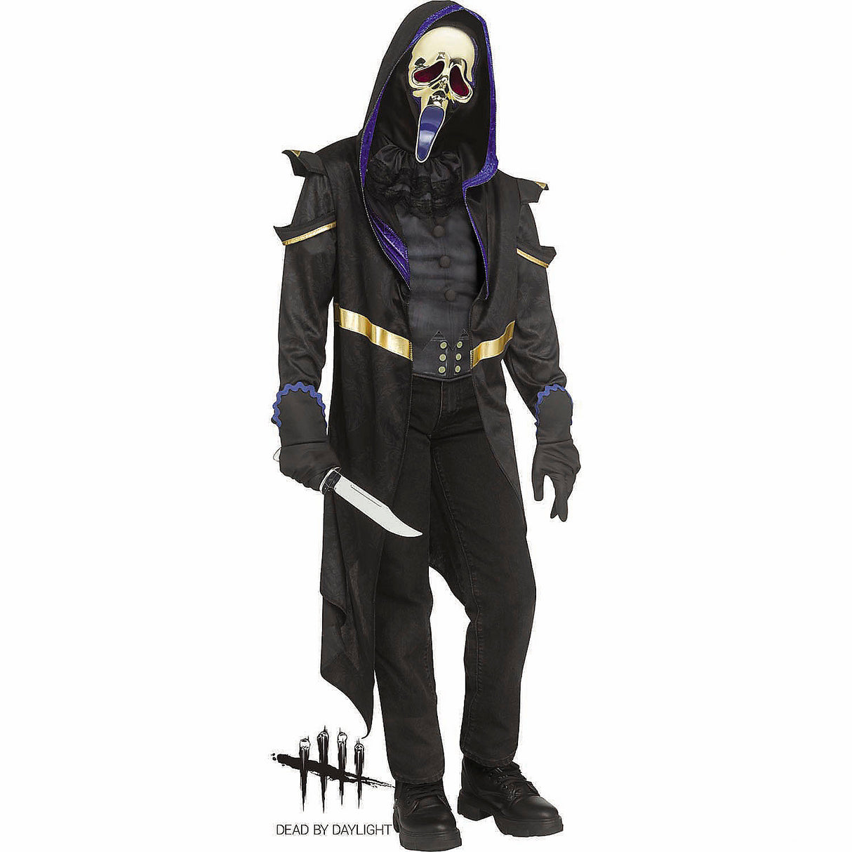 Kids Dead By Daylight Masquerade Ghost Face Costume for Halloween Parties and Dress-Up Fun