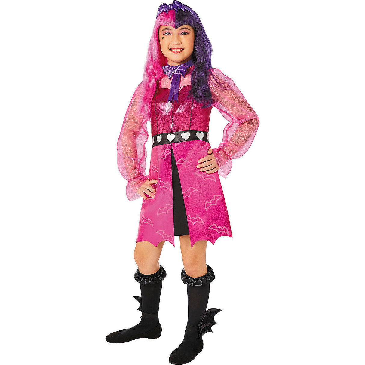 Officially Licensed Kids Monster High Draculaura Costume for Halloween Parties and Themed Dress Up