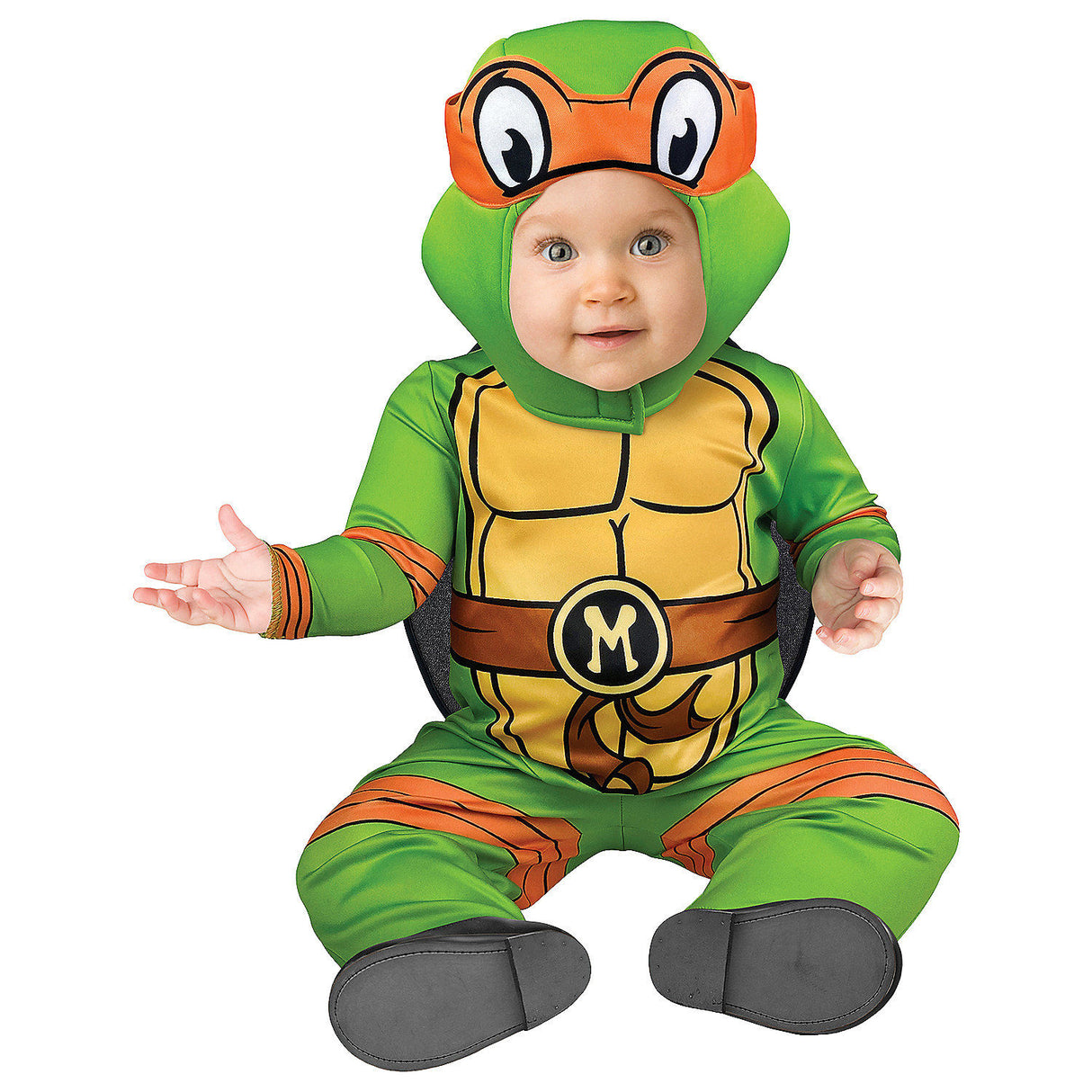 Adorable Baby Teenage Mutant Ninja Turtles Classic Costume for Halloween Parties and Playtime Adventures