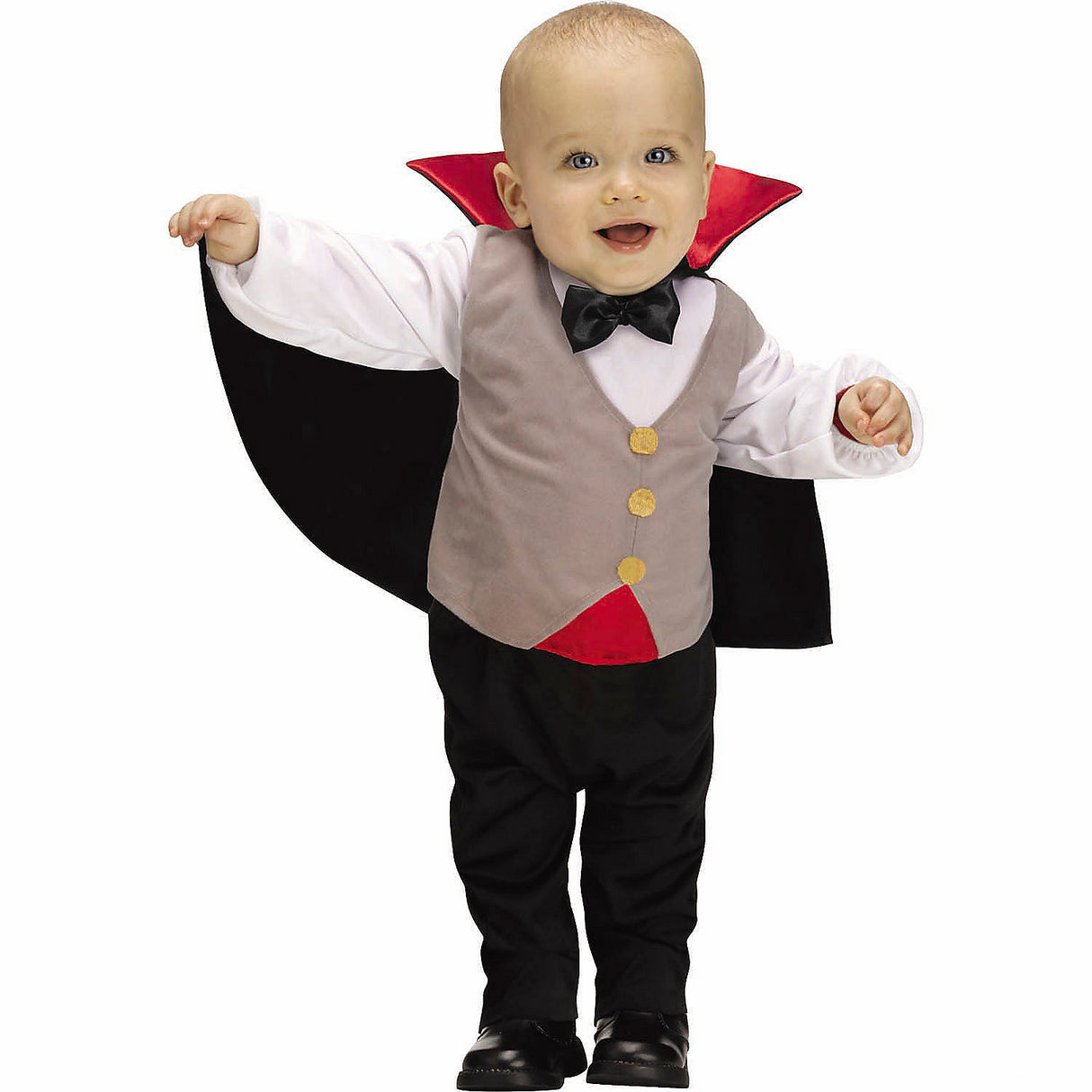 Cute Baby Lil Drac Vampire Costume for Halloween Parties and Dress Up Fun
