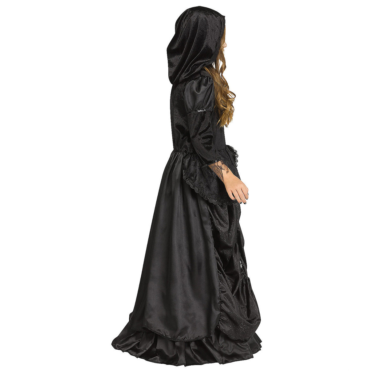 Elegant Kids Wicked Queen Costume for Halloween Parties and Enchanting Dress Up Adventures