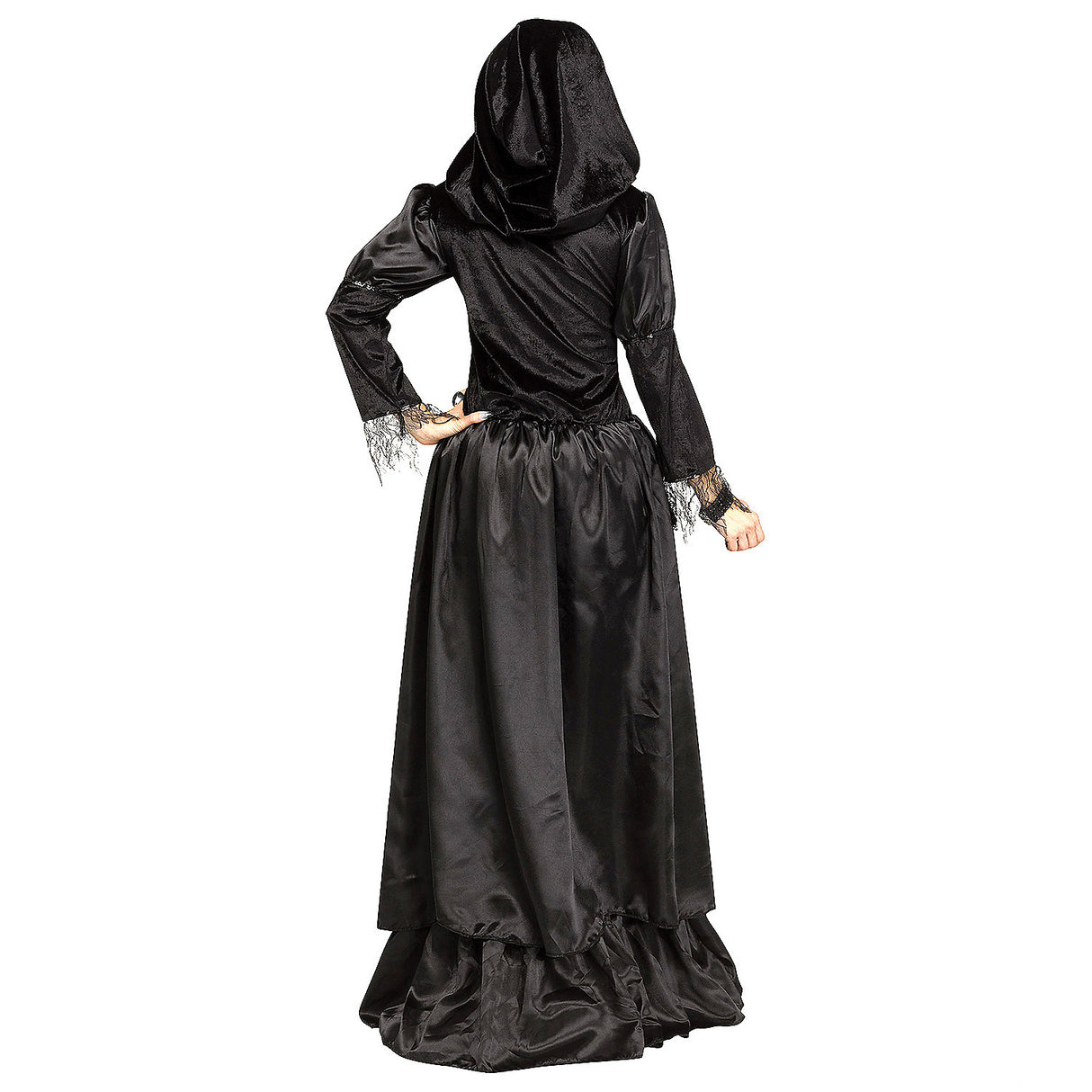 Elegant Wicked Queen Costume for Halloween Theme Parties and Character Dress-Up Events