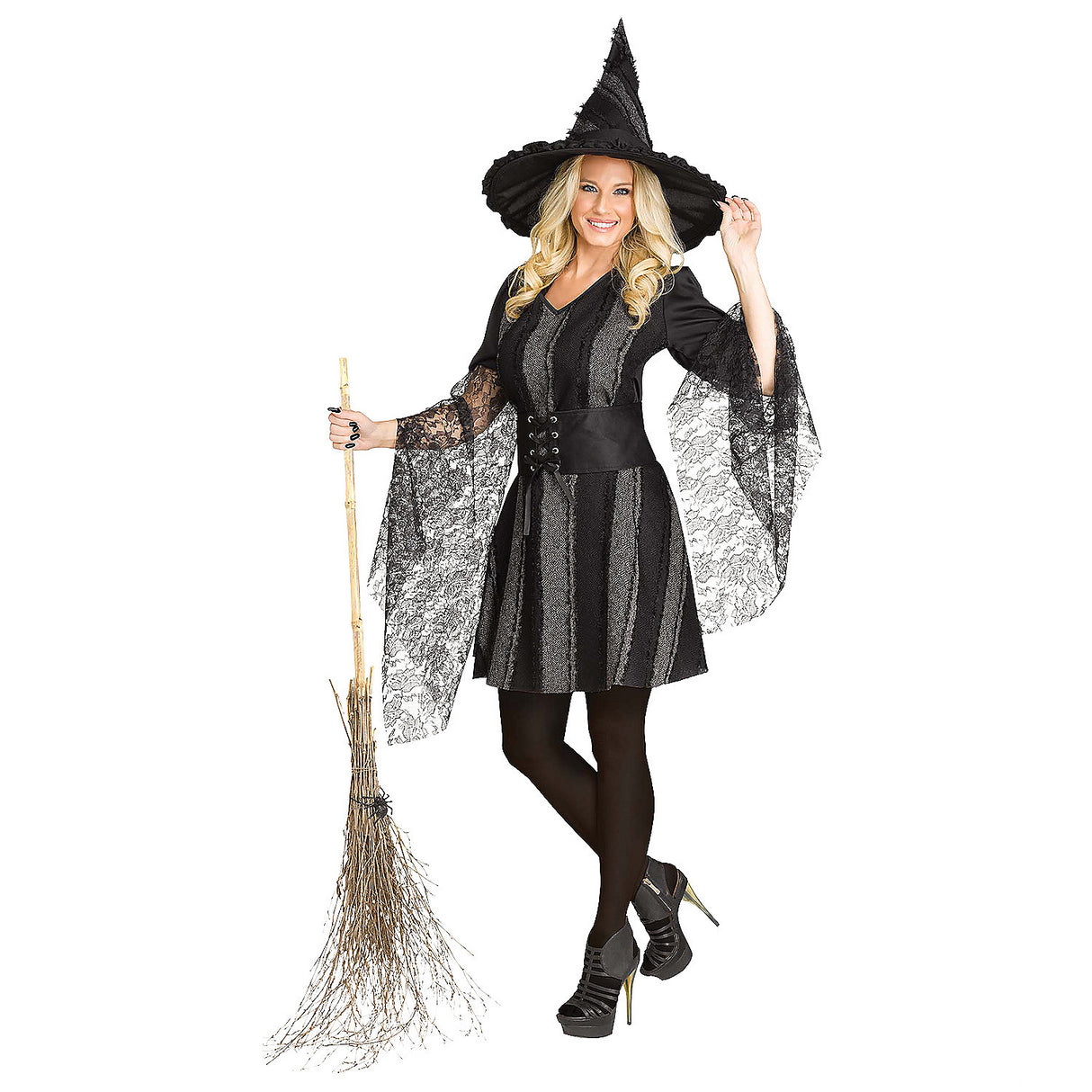Charming Stitch Witch Costume for Halloween Parties and Themed Events