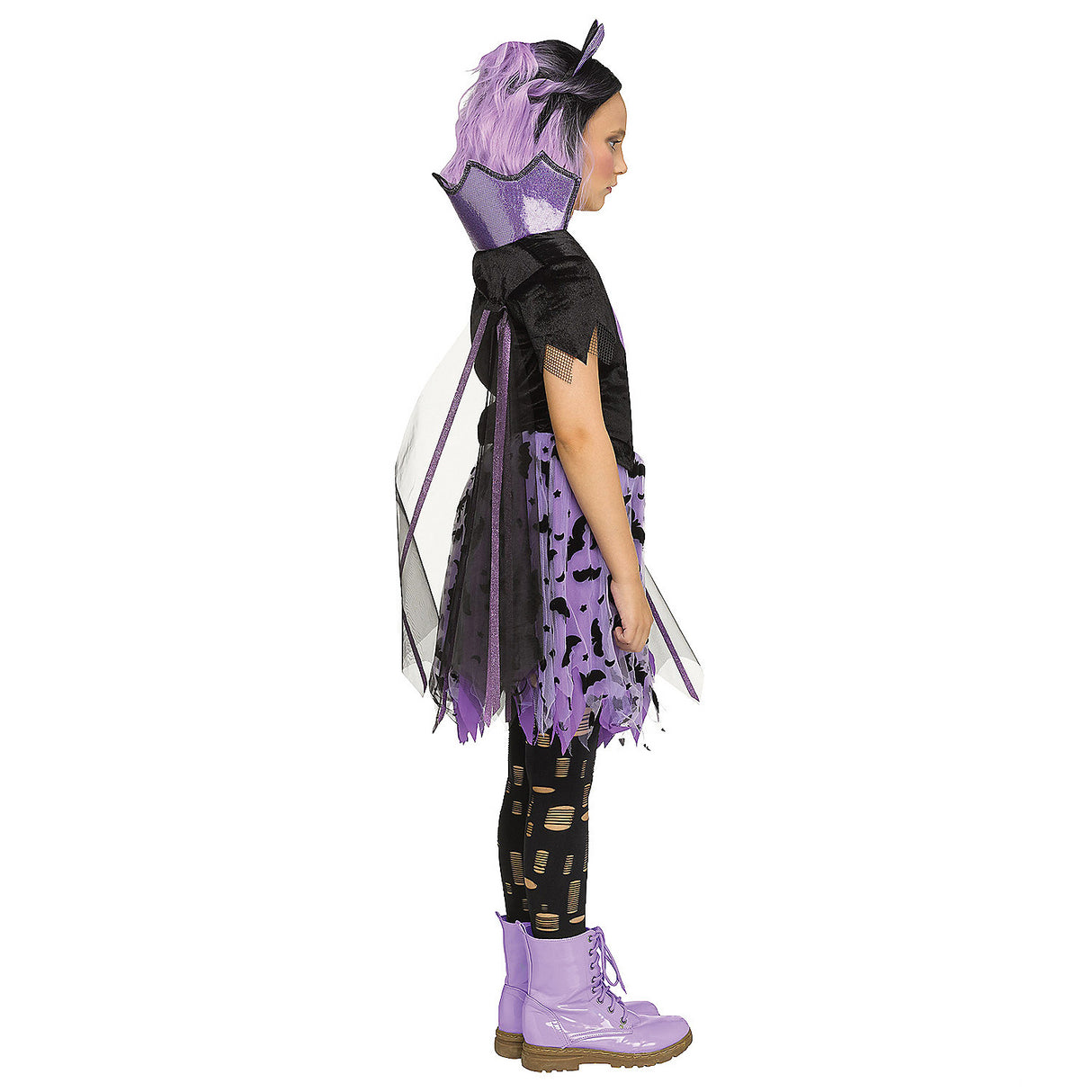 Enchanting Kid's Batwing Beauty Costume for Halloween Parties and Magical Dress Up Events