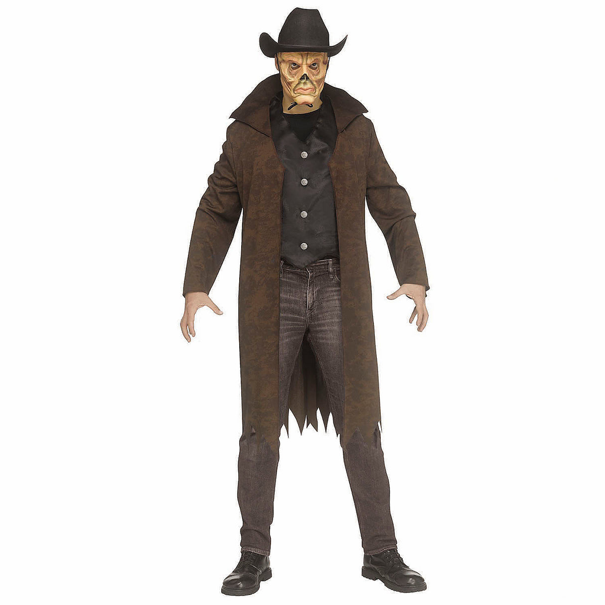 Ghoulish Skeleton Cowboy Costume for Halloween Costume Parties and Spooky Themed Events