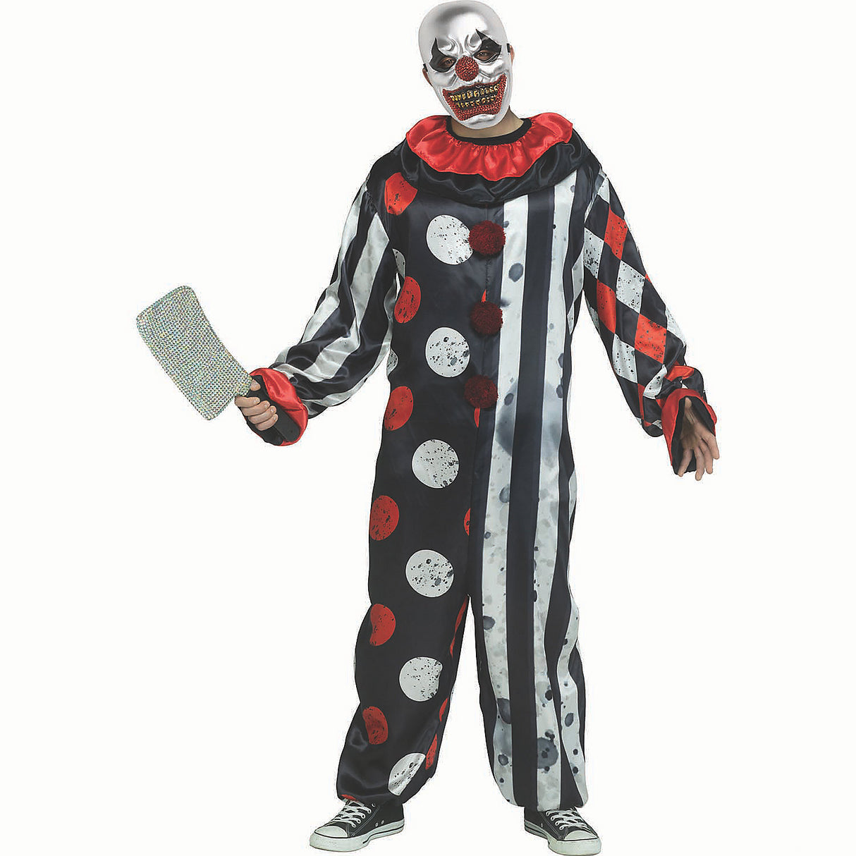 Creepy Adults Clown Costume for Halloween Parties Themed Events and Scary Fun Gatherings