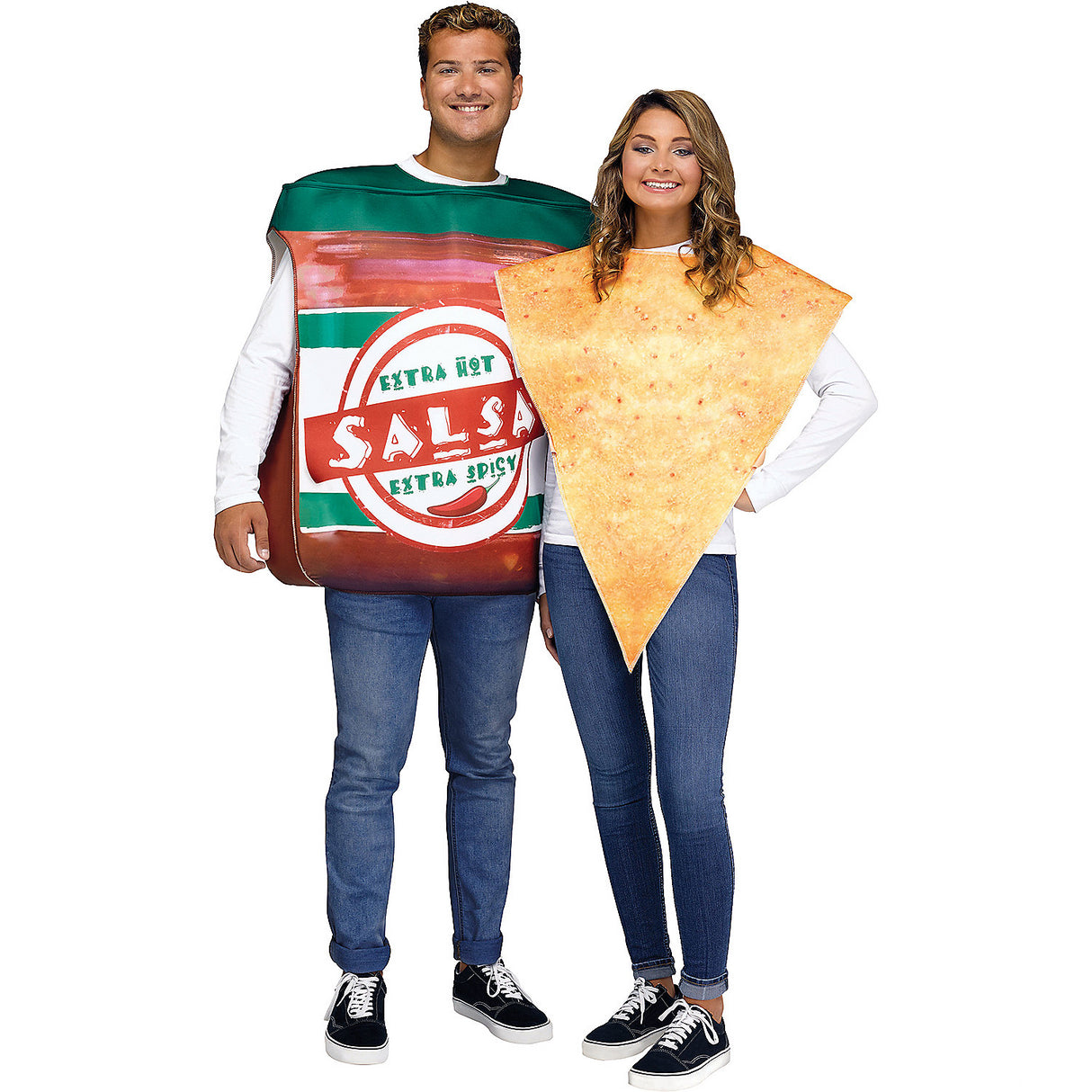 Chip Salsa Adult Costume Set for Halloween Parties and Fun Themed Celebrations