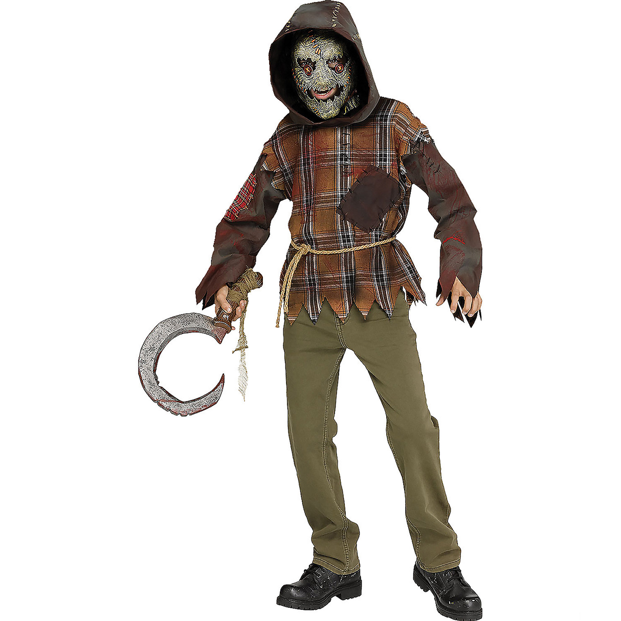 Kornfield Killer Child Halloween Costume Scary Outfit