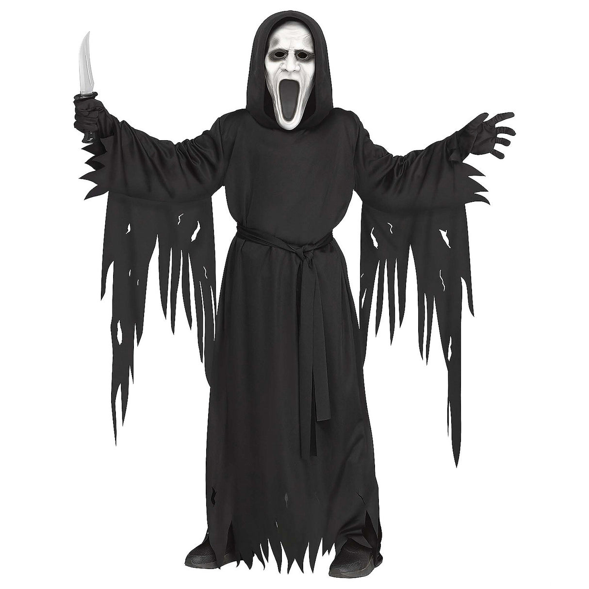 Kid's Silent Screamer Costume for Halloween Parties Themed Photoshoots and Haunted House Events