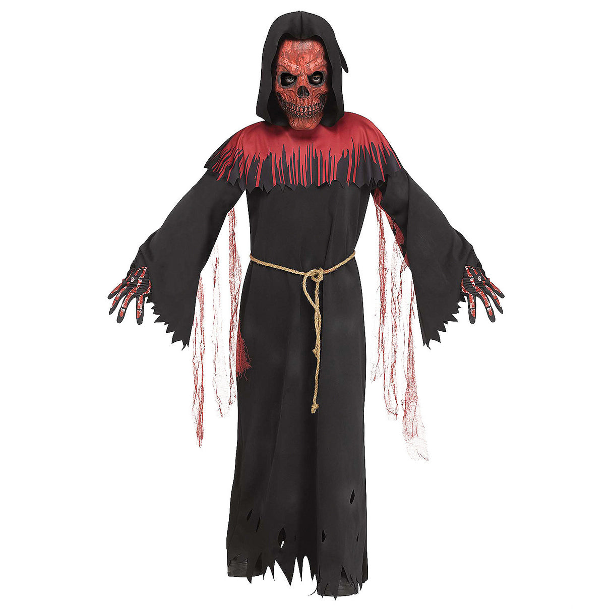 Creepy Kid Blood Rain Reaper Costume for Halloween Parties and Haunted House Fun
