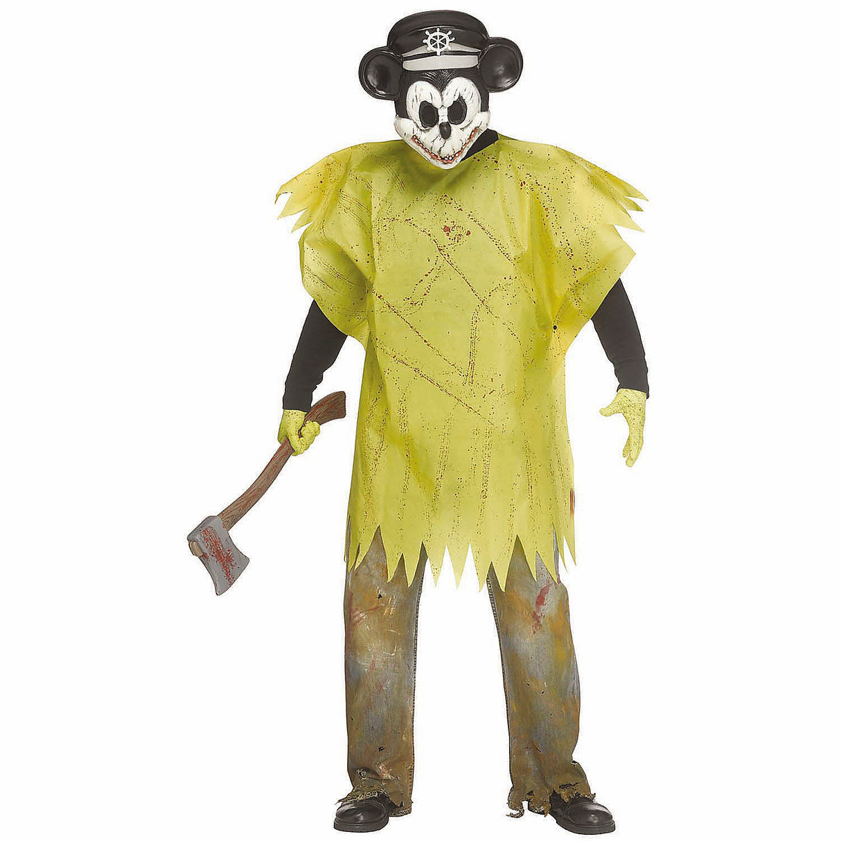 Creepy Adults Haunted Steamboat Killie Poncho Costume for Halloween Parties and Themed Events