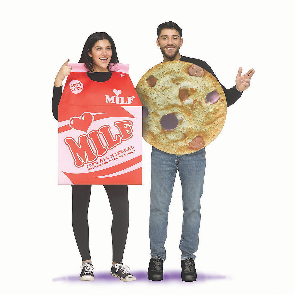 Fun Adults Milf Cookie Couples Halloween Costume for Themed Parties and Unique Couple Dress Ups