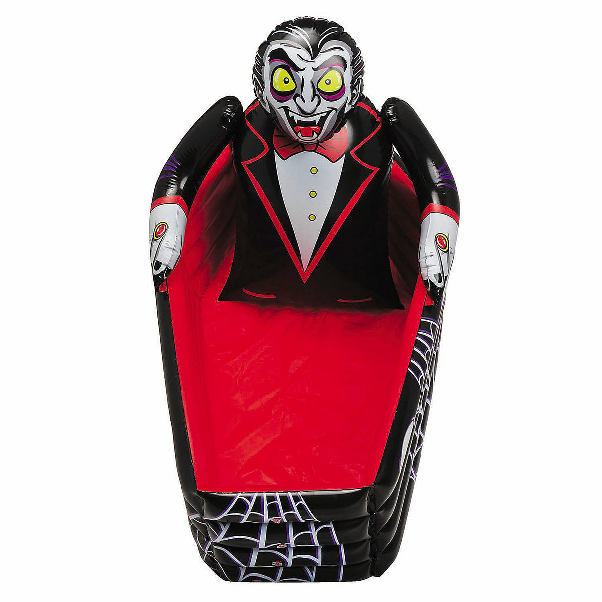 Inflatable Vampire Coffin Cooler for Halloween Parties Decorations and Spooky Events