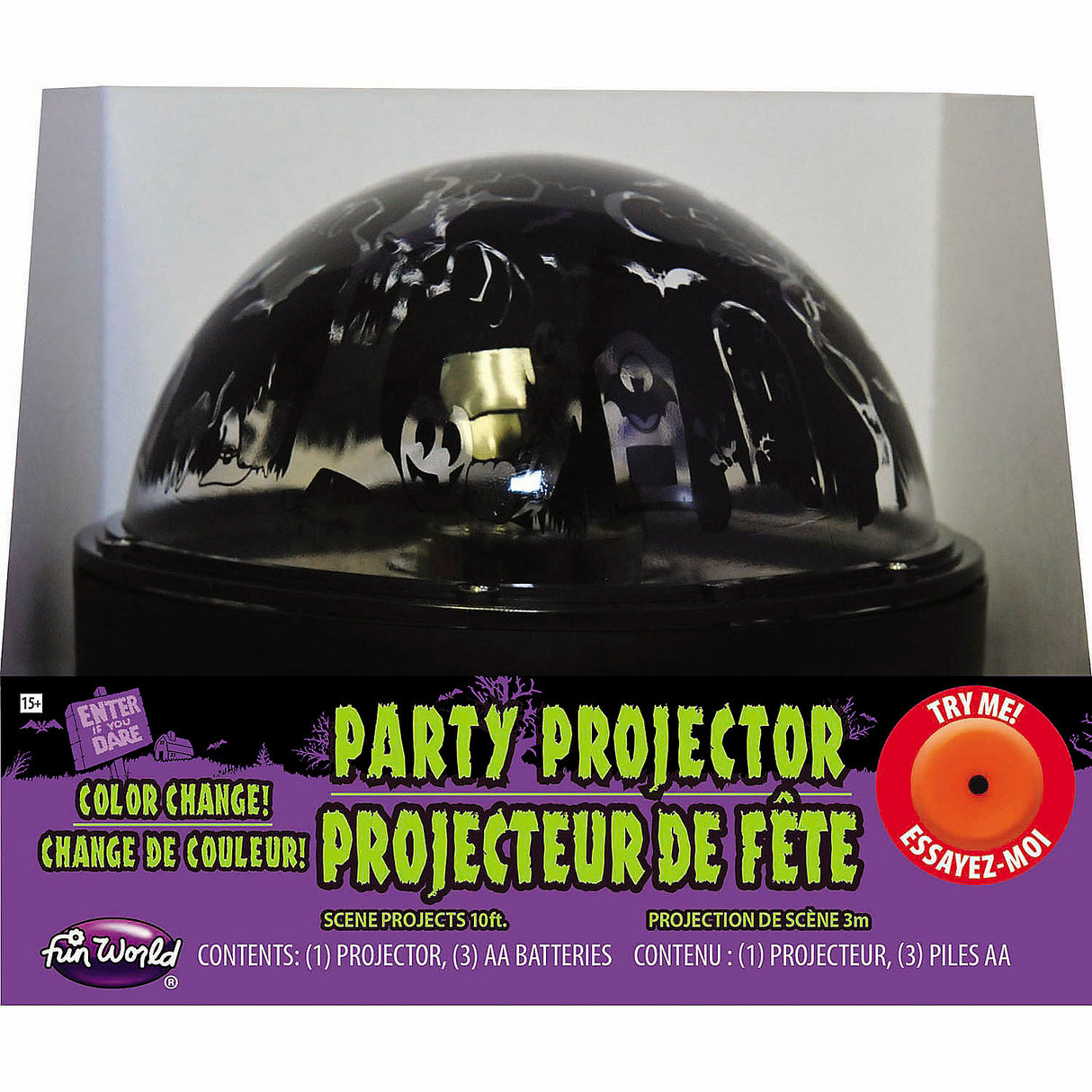 Cemetary Halloween Scene Party Projector for Spooky Themed Celebrations and Halloween Events