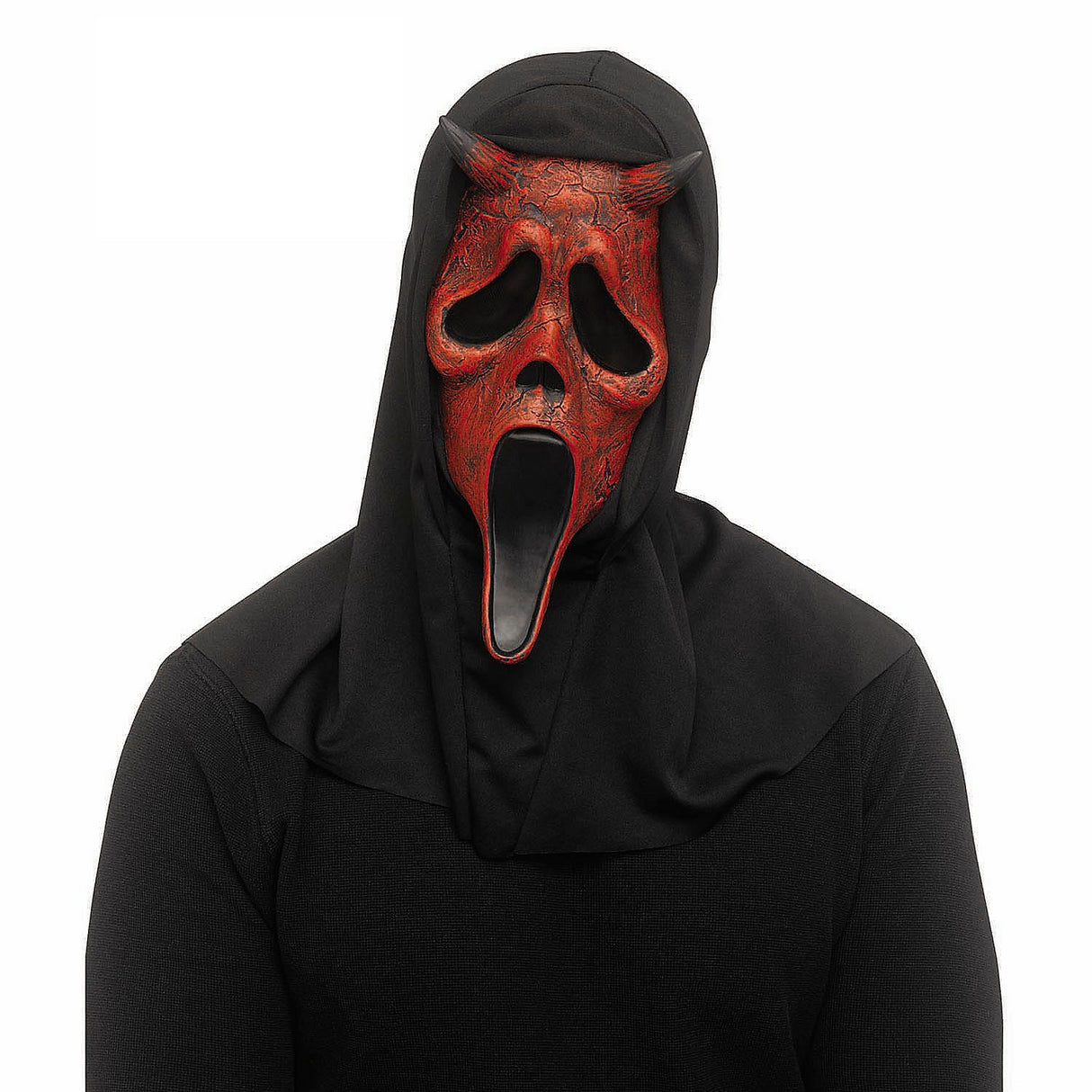 Authentic Adults Ghost Face Aged Devil Full Face Mask for Halloween Costumes and Costume Parties