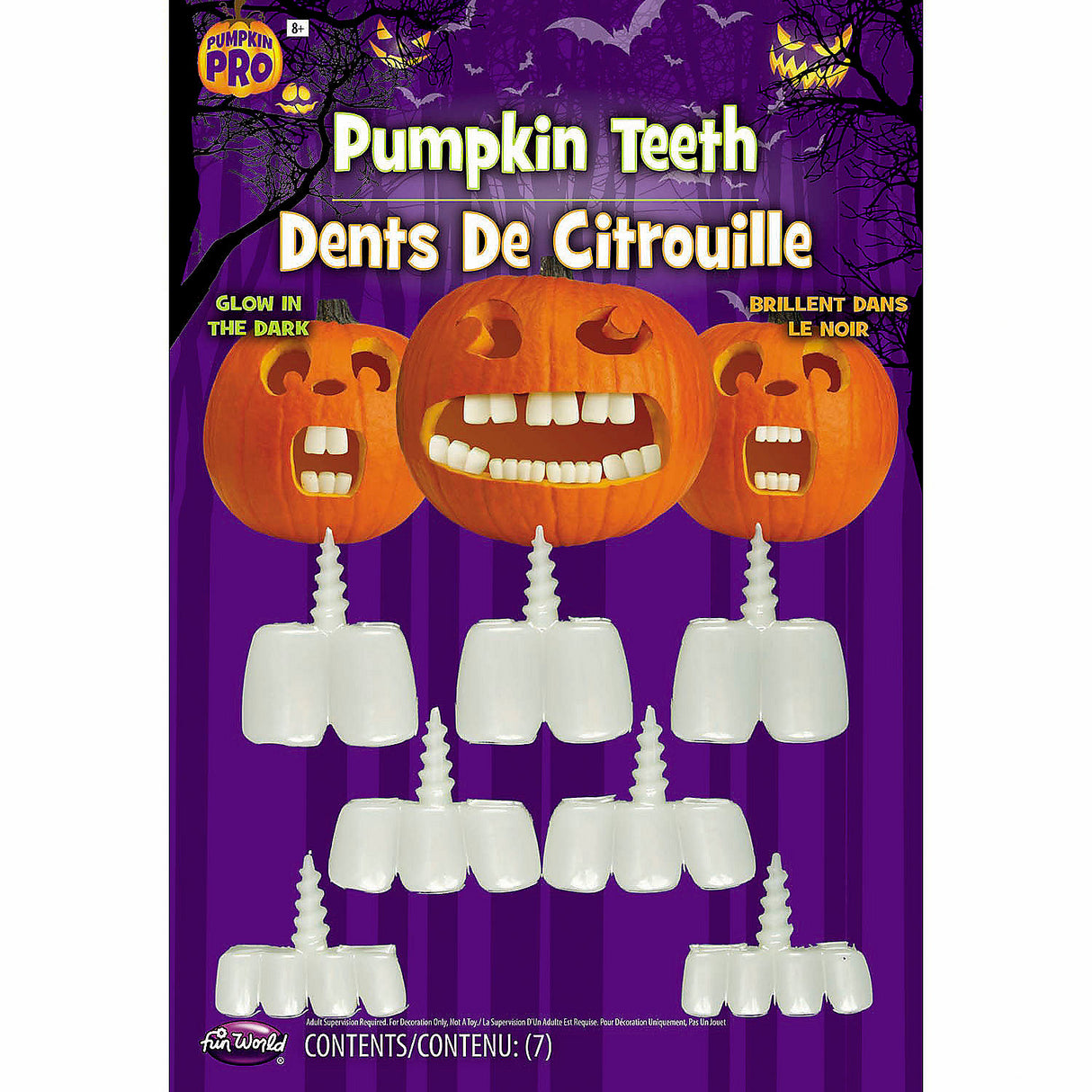 Glow-in-the-Dark Buck Teeth Pumpkin Decorating for Unique Halloween Decor and Spooky Parties