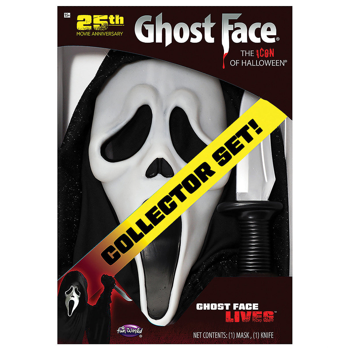 Exclusive Ghost Face Anniversary Box Set for Halloween Events and Horror Themed Parties