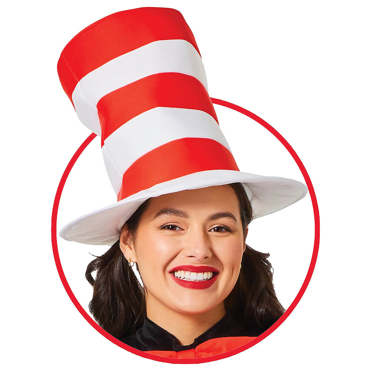 Officially Licensed Cat in the Hat Hat for Halloween Costume Parties School Events and Fun