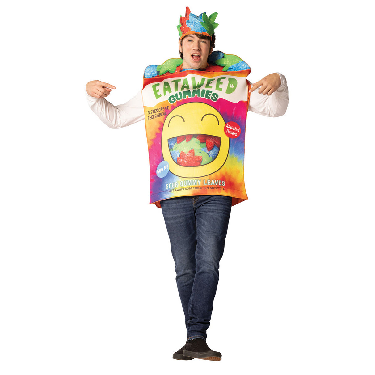 Funny Adult Eataweed Gummies Costume for Halloween Parties Themed Events and Costume Play