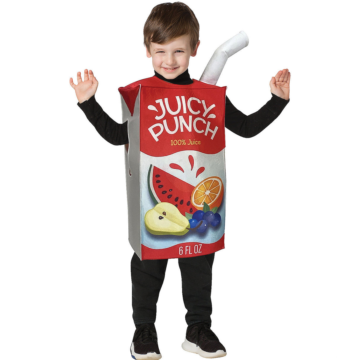 Adorable Juice Box Child Costume for Halloween Parties Kids Events and Fun Themed Dress Ups