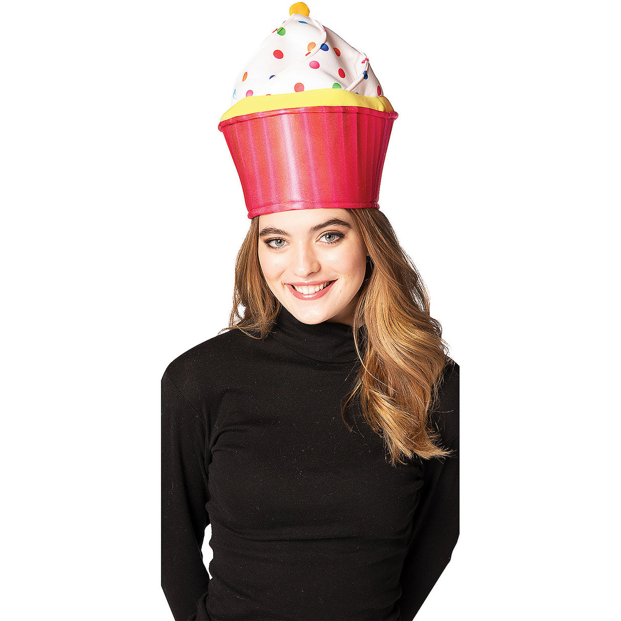 Stylish Pink Cupcake Hat for Birthday Parties Events and Celebrations