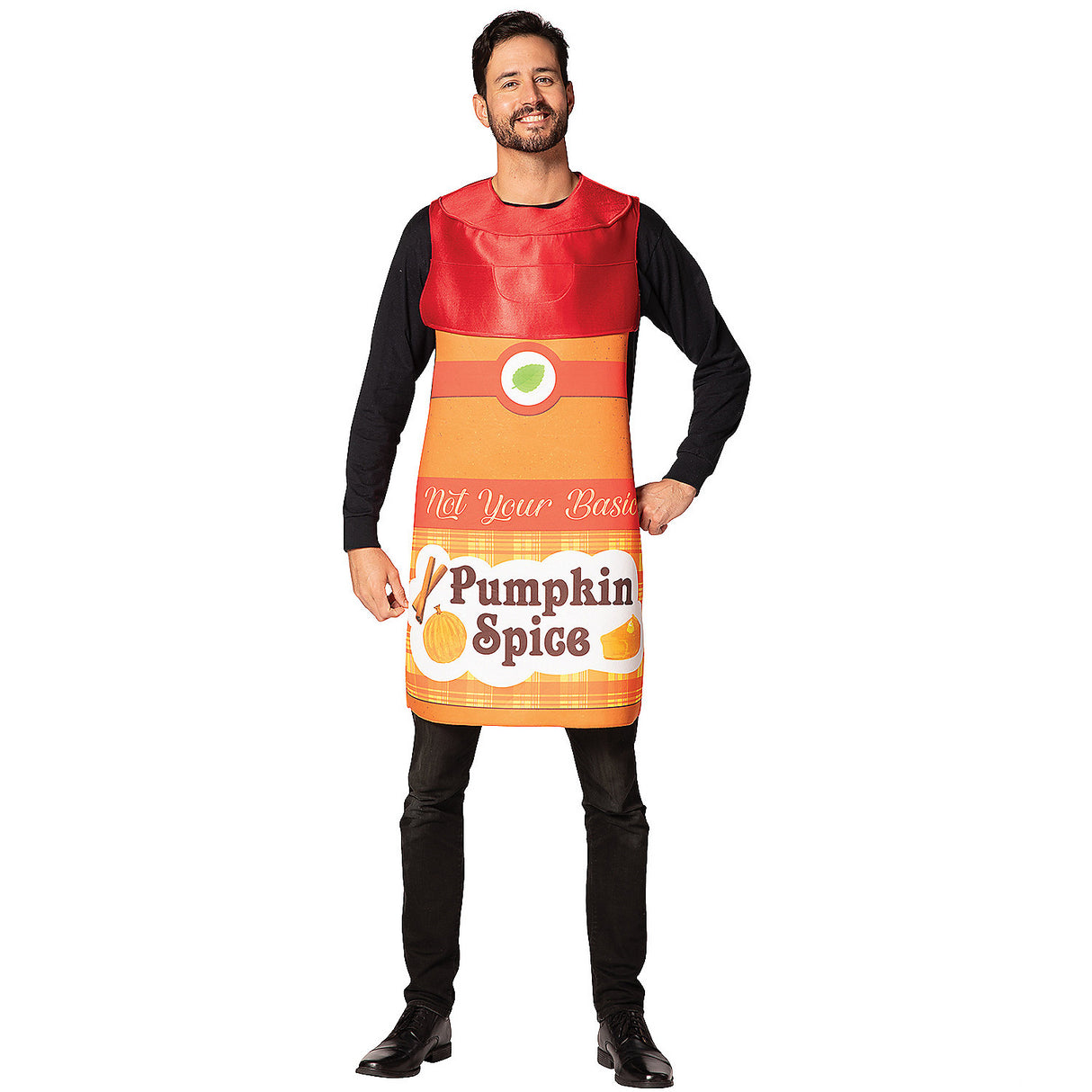 Pumpkin Spice Seasoning Costume for Halloween Celebrations Fun Events and Party Gatherings