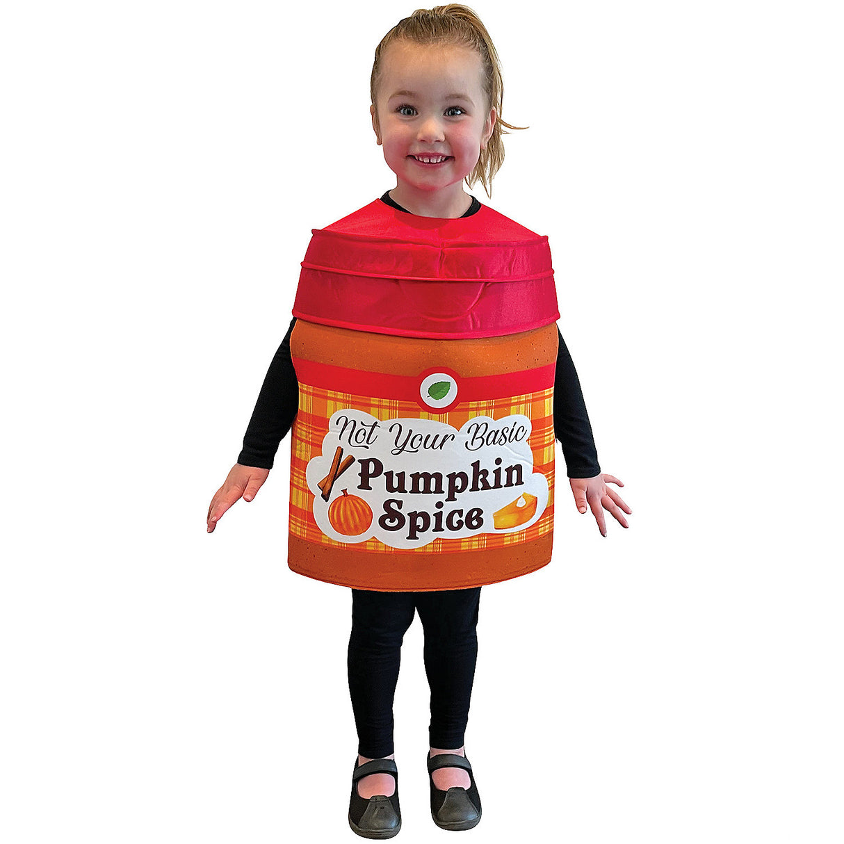 Pumpkin Spice Seasoning Child Costume for Halloween Parties School Events and Fun Costume Adventures