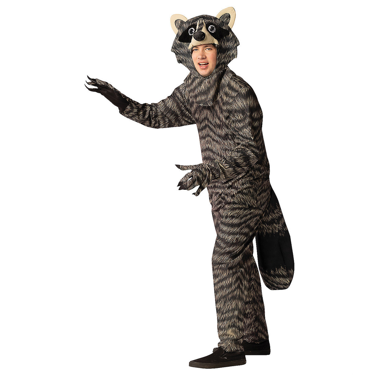 Adult Raccoon Costume for Halloween Parties and Animal-Themed Dress Up Events