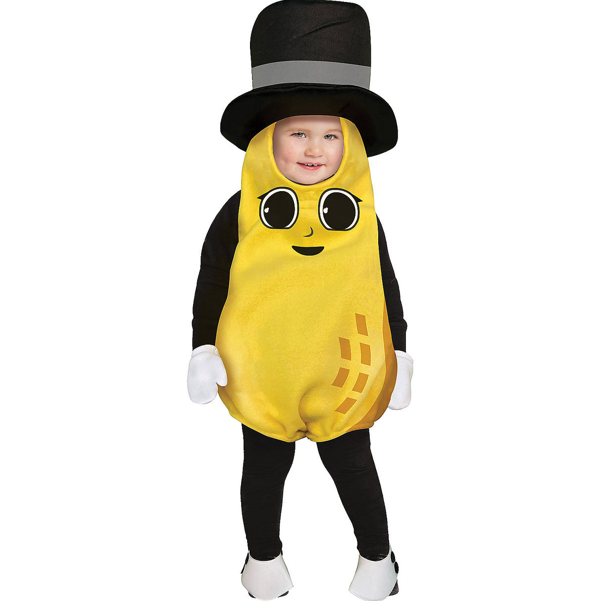 Adorable Baby Nut Mr Peanut Toddler Costume for Halloween Parties Events and Photo Ops