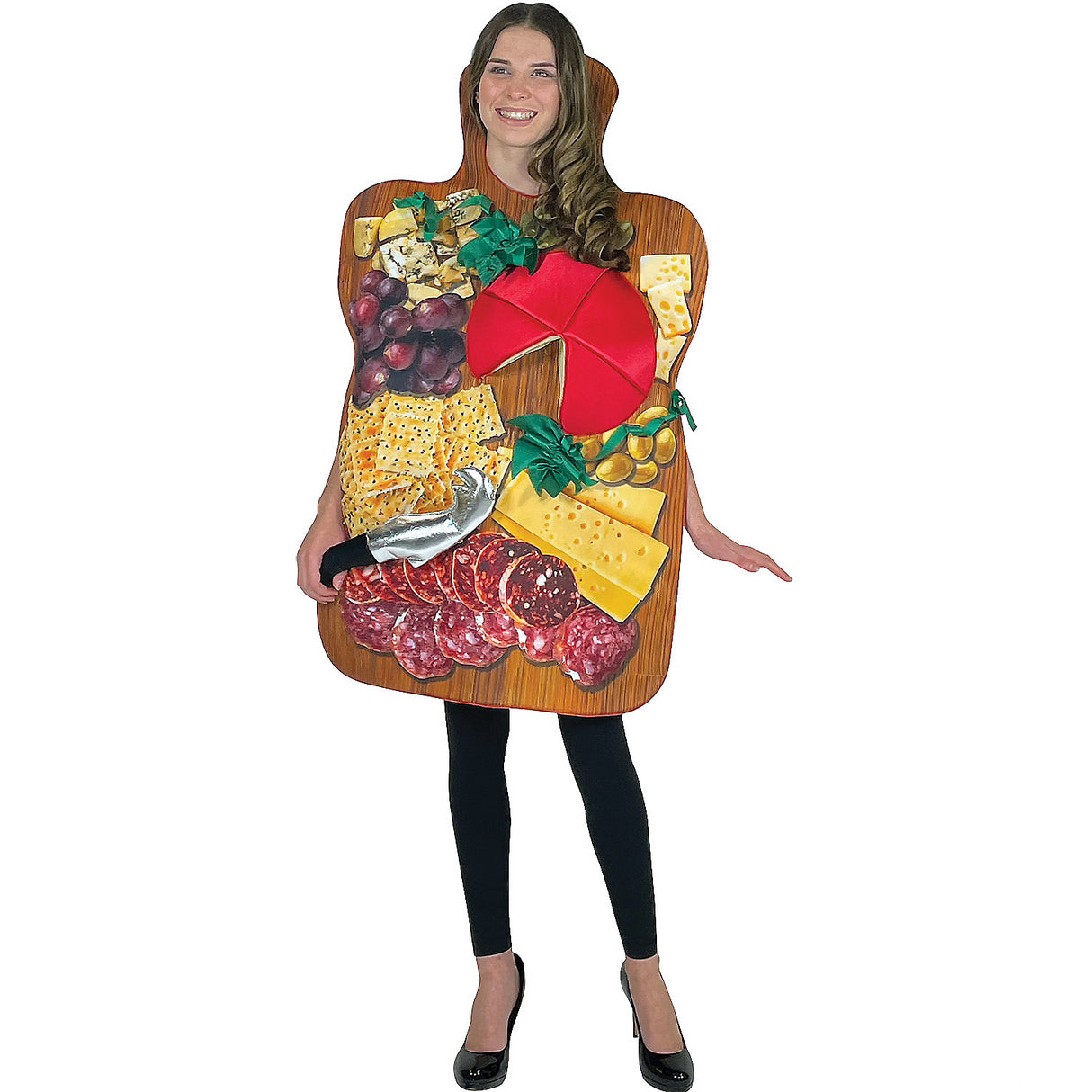 Funny Charcuterie Board Adult Costume for Halloween Parties and Group Celebrations