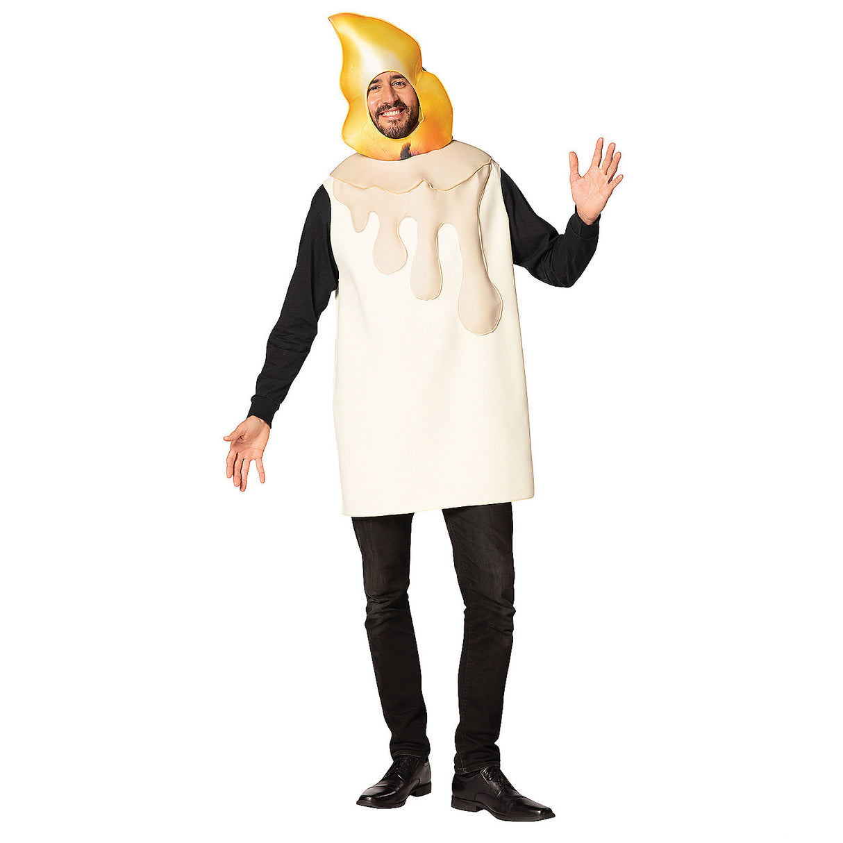 Humorous Candlestick Adult Costume for Halloween Parties and Fun Group Dress Ups