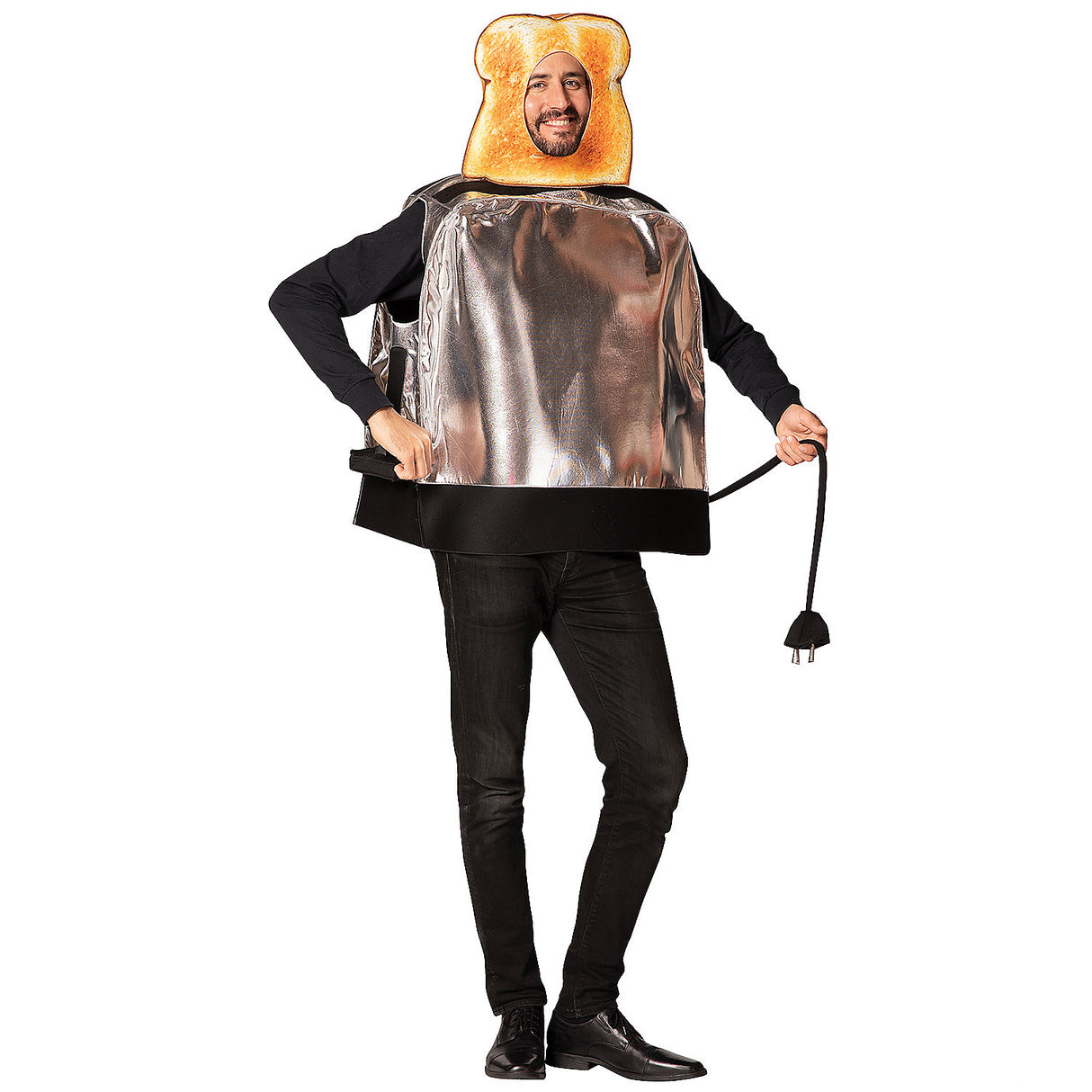 Funny Toaster Adult Costume for Halloween Parties and Group Dress Up Events