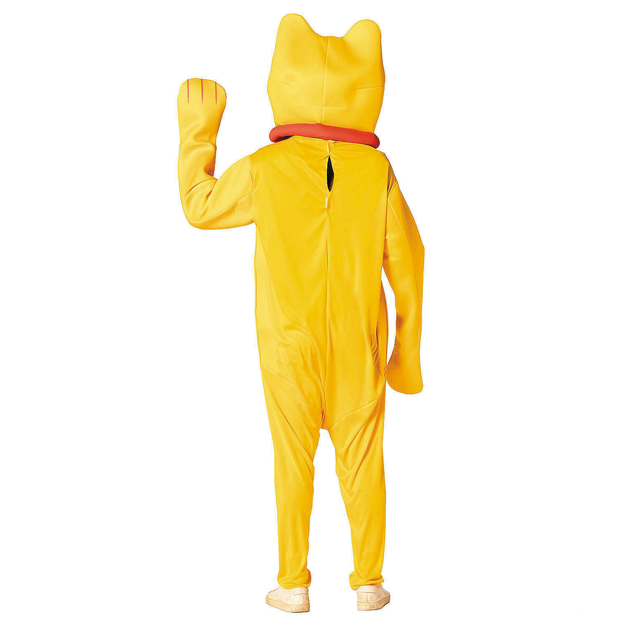 Adults Gold Lucky Cat Jumpsuit Costume