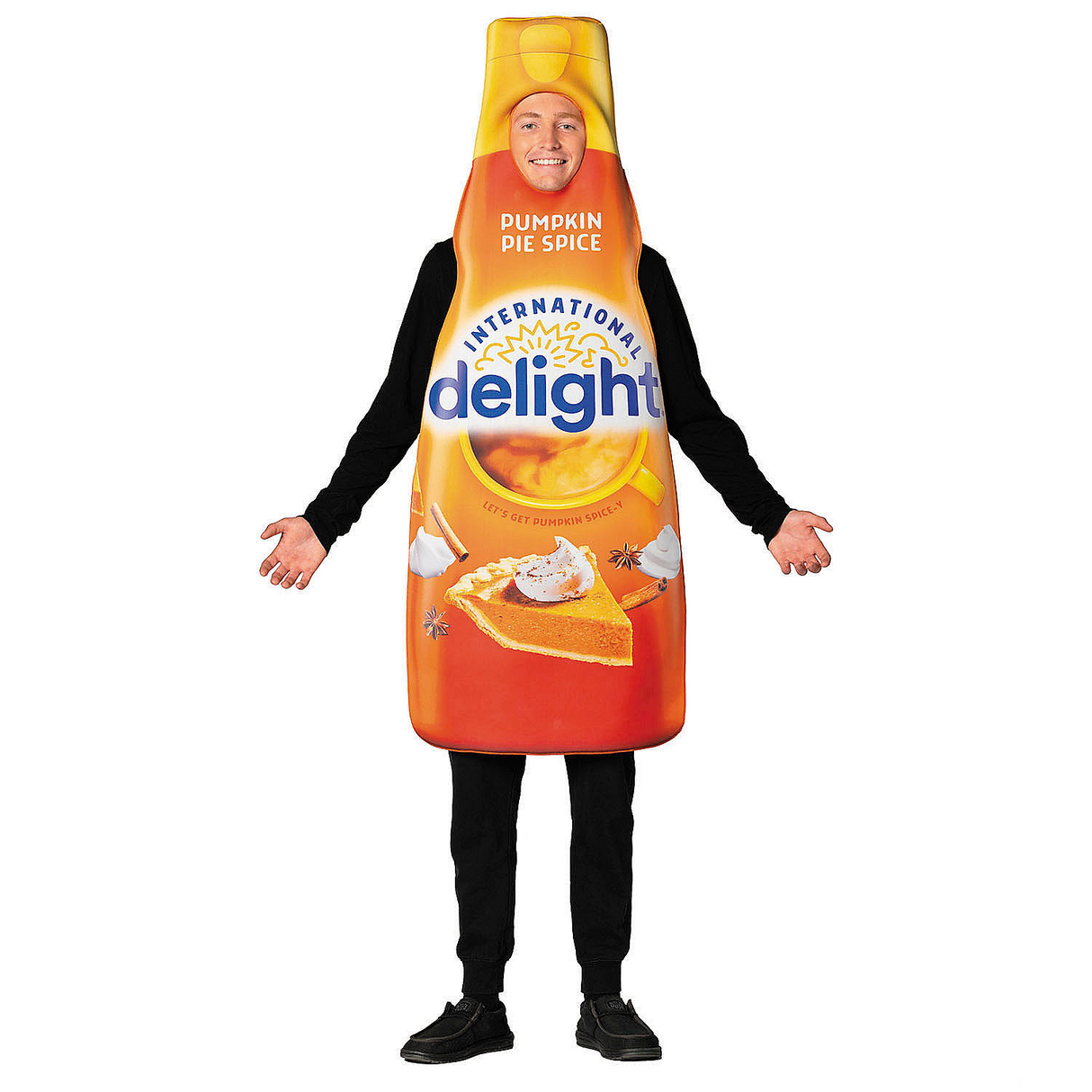 Adults International Delight Pumpkin Spice Creamer Costume