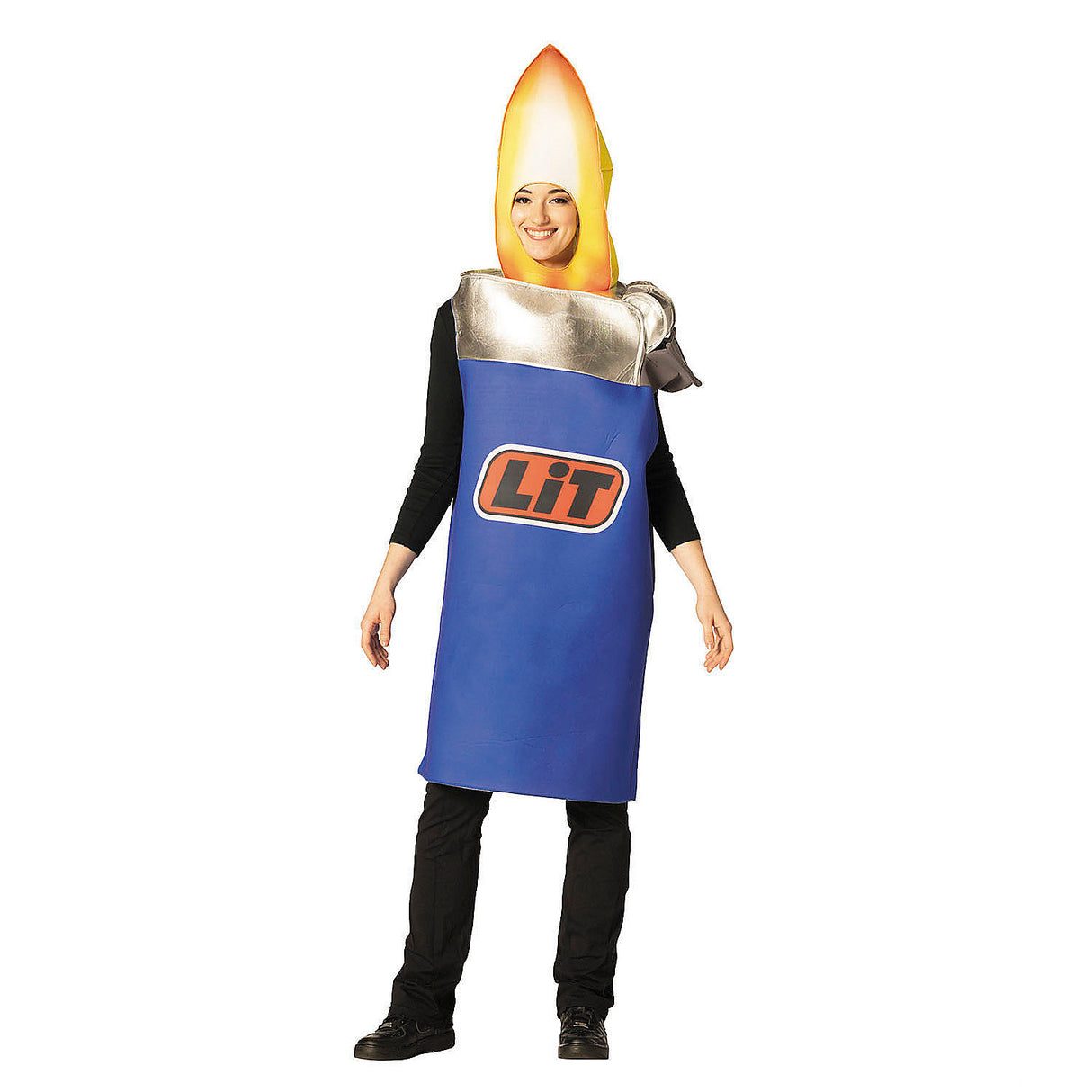 Easy Adults Lighter Tunic Costume for Themed Halloween Parties and Quick Dress Ups