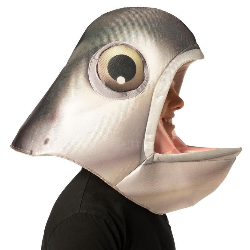 Adults Open-Mouth Fish Headpiece Costume