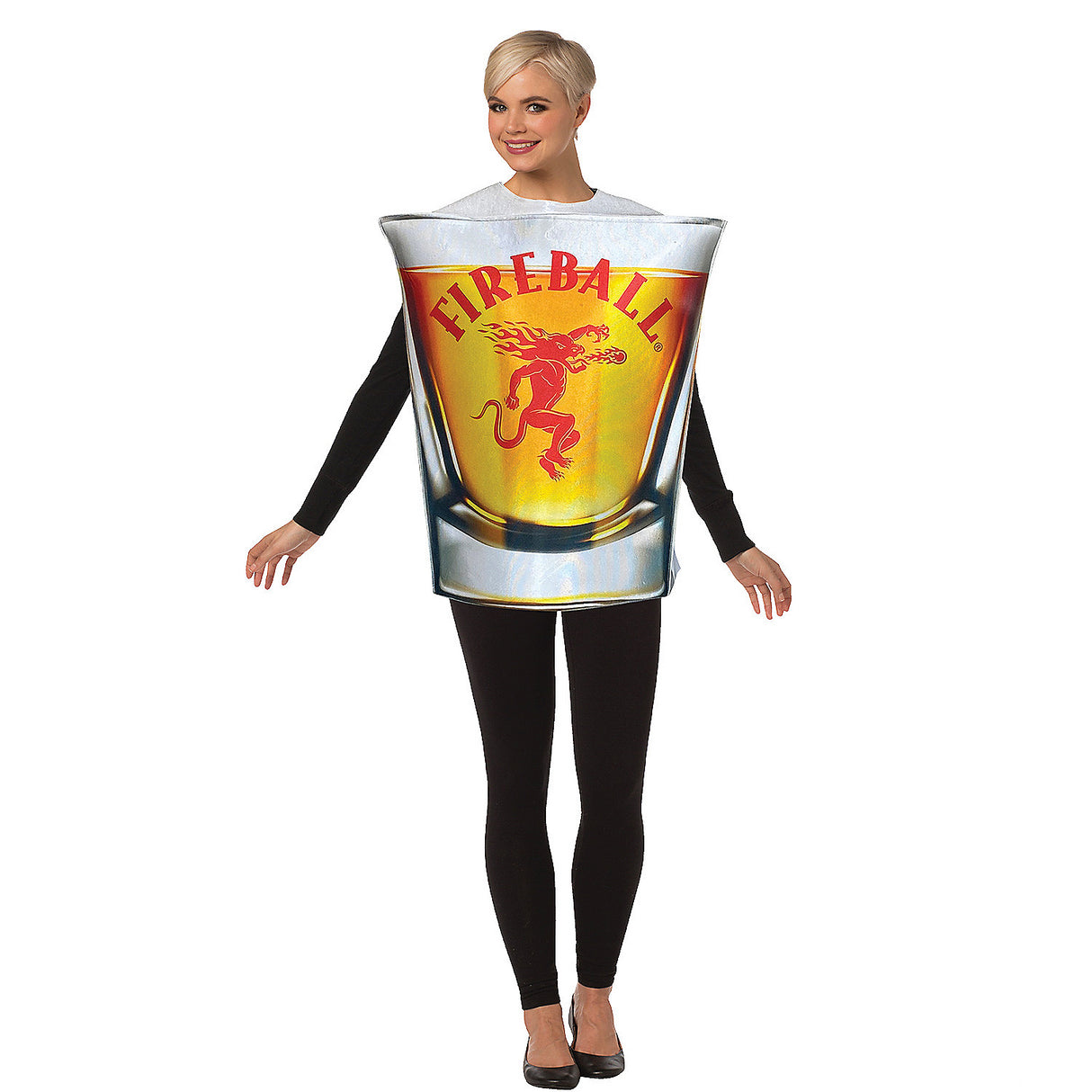 Fireball Shot Glass Costume for Halloween Parties and Fun Events