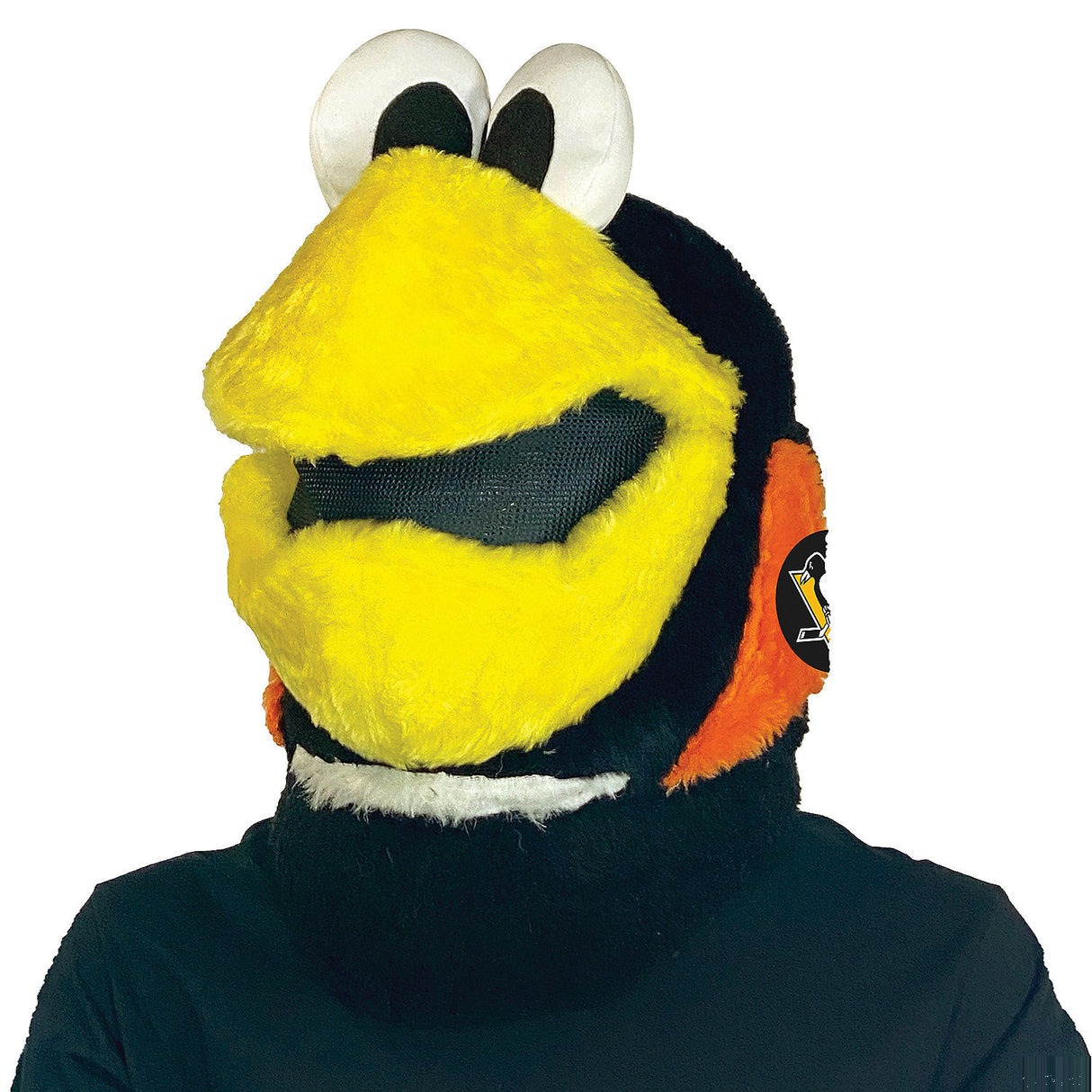 Hockey Themed NHL Iceburgh Pittsburgh Penguins Mascot Head for Sports Events Halloween and Team Spirit