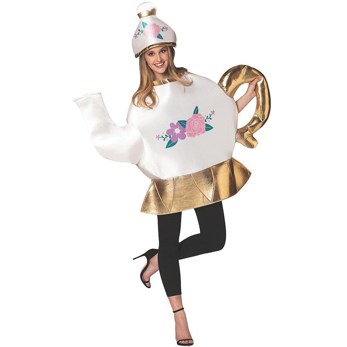 Humorous Women's Tea Pot Costume for Halloween Parties and Themed Events