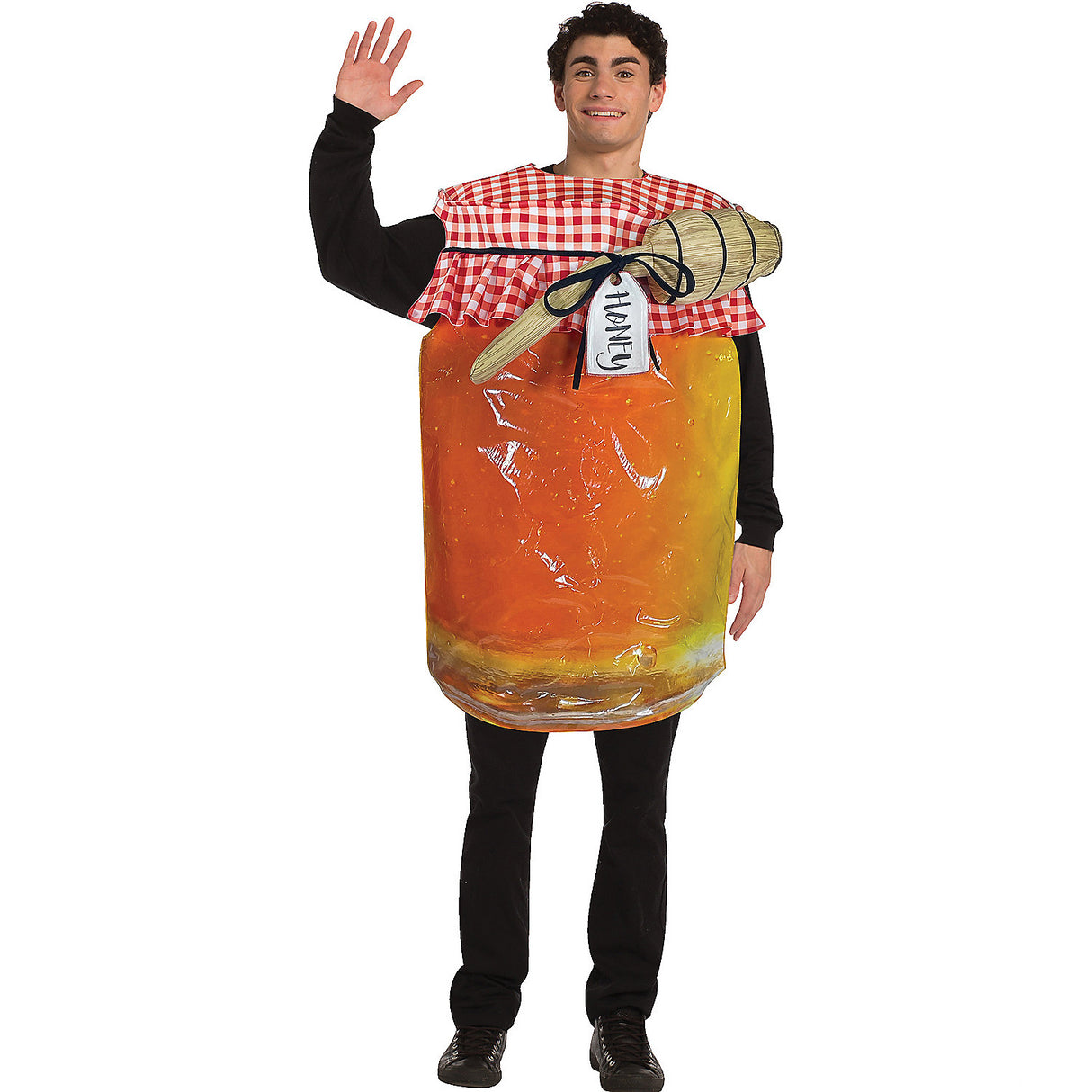 Unique Honey Jar Adult Costume for Halloween Parties Theme Events and Creative Celebrations