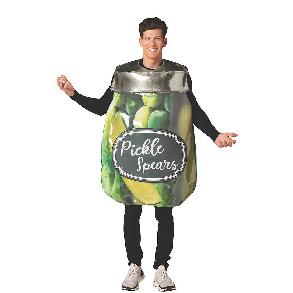 Funny Pickle Jar Costume for Halloween Parties and Costume Events