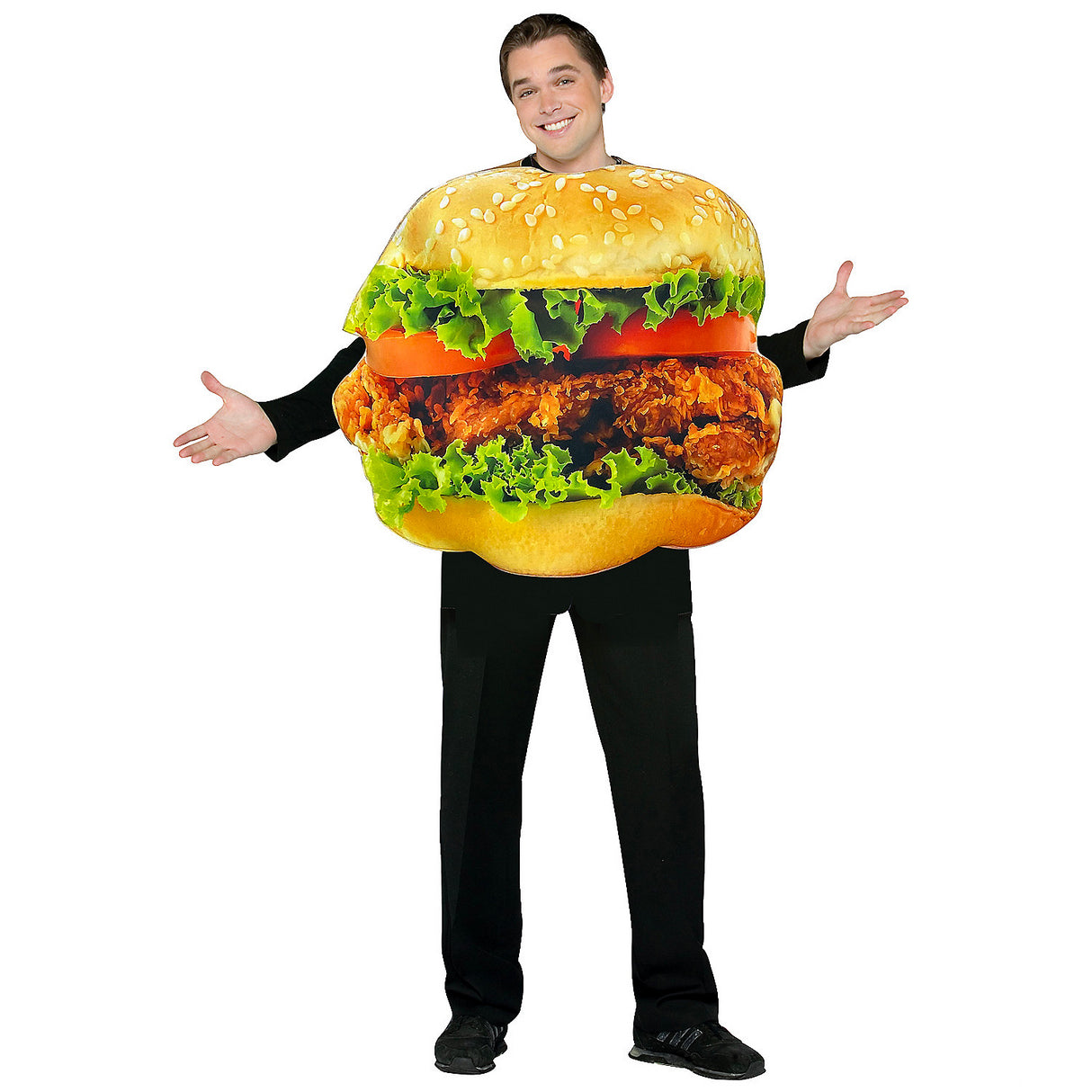 Get Real Chicken Sandwich Costume for Halloween Parties Theme Events and Fun Gatherings
