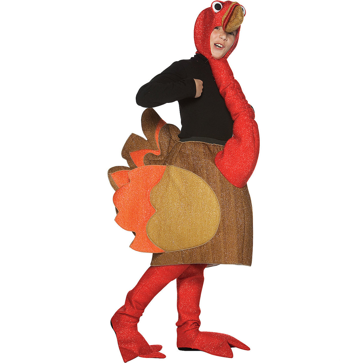 Colorful Turkey Costume for Thanksgiving Celebrations and Fun Dress-Up Events