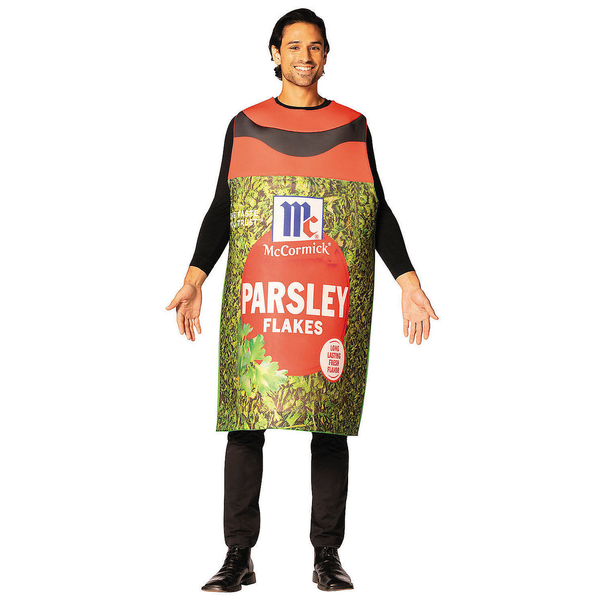 Adults McCormick Parsley Flakes Costume for Halloween Parties Events and Themed Celebrations