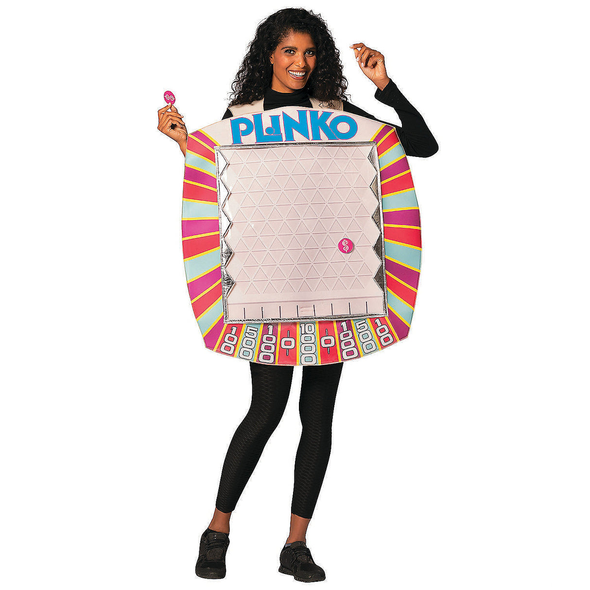 Adult Plinko Game Costume for Fun Halloween Parties and Game Night Events