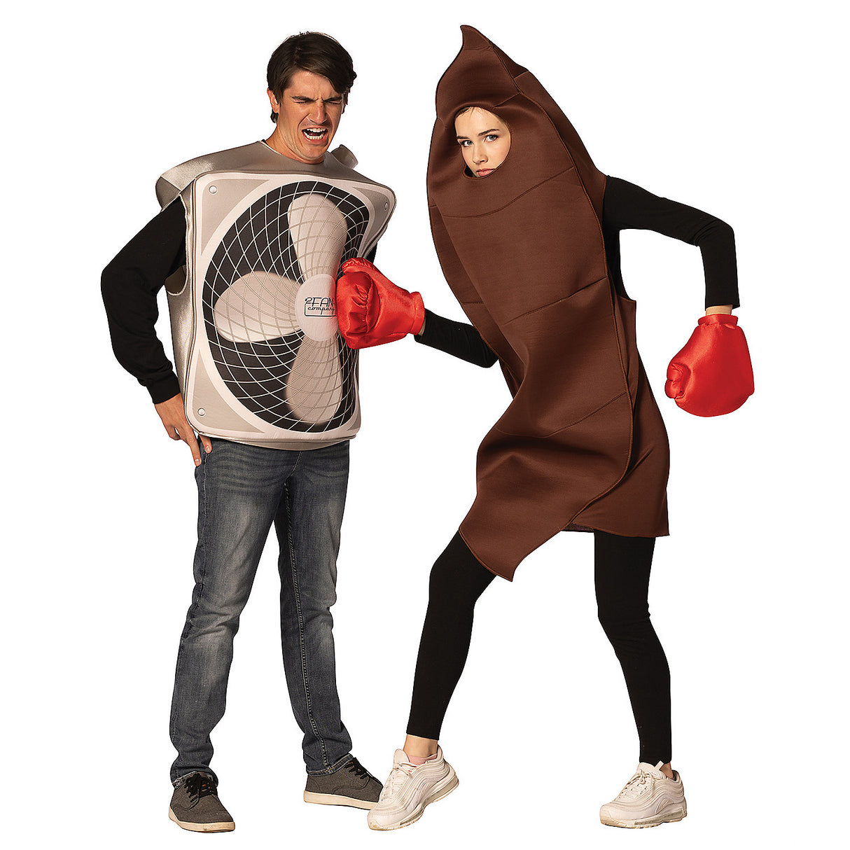Hilarious Couples Shit Hits the Fan Costume for Halloween Parties and Funny Events