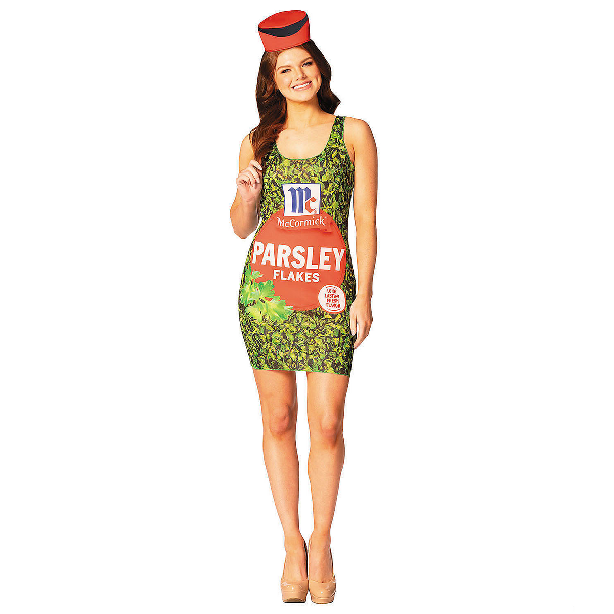 Womens McCormick Parsley Flakes Dress Costume