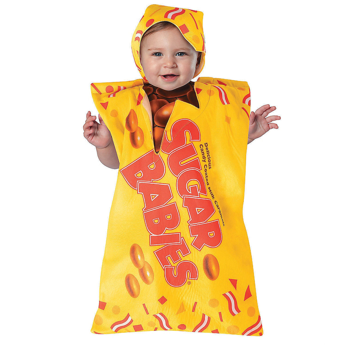 Adorable Baby Sugar Babies Bunting with Hat Costume for Halloween Parties and Creative Dress Up Fun